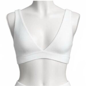 Rumer the Label Cassidy‎ Bralette Swim Top White XL NWT